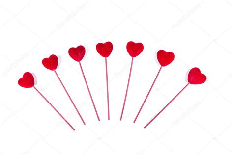 valentine hearts  sticks stock photo  ecummings