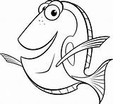 Dory Coloring Pages Nemo Finding Disney Doris Kids Colouring Baby Template Fish Color Printable Océano Sheets Animal Bestcoloringpagesforkids sketch template