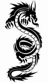 Tribal Dragon Tattoo Designs Tattoos Chinese Clip Cliparts Dragones Tribales Tatuajes Dragons Clipart Library Men Popular Choose Board Decalmywall Vendido sketch template