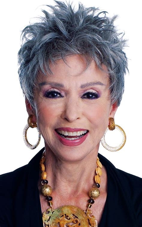 rita moreno is in her 80 s amazing short spiky haircuts short