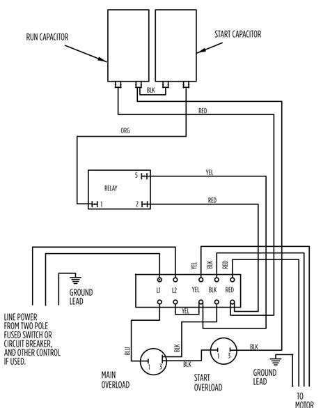 wiring diagram   volt submersible pump worksic