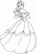 Coloring Pages Belle Princess Sofia First Print Clipart Kids Popular Getdrawings Library sketch template