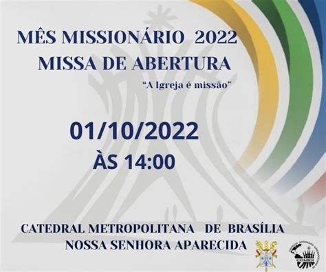 missa de abertura do mês missionário na catedral catedral