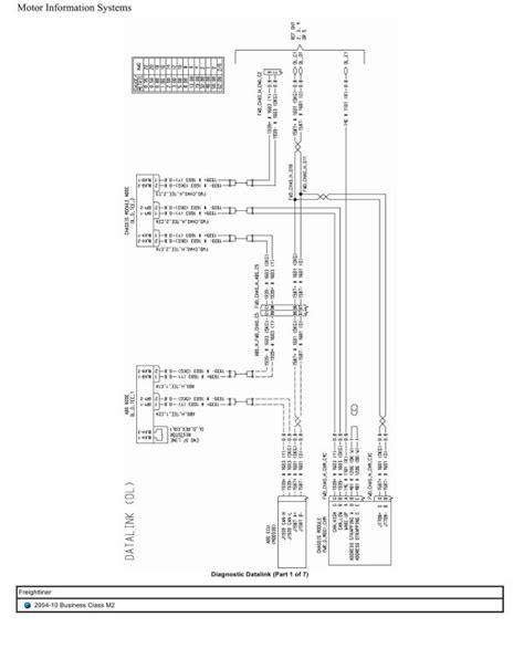 freightliner truck business class  wiring diagrams
