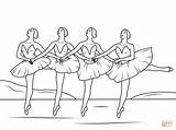 Lago Cigni Balletto Ballet Disegnare sketch template