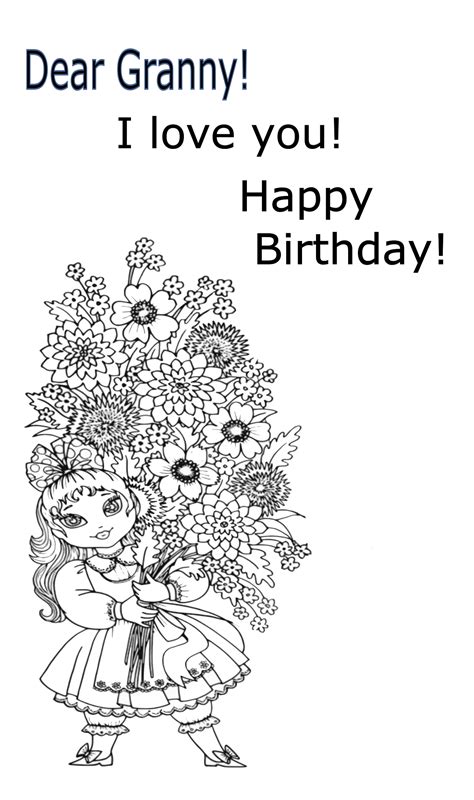happy  birthday coloring pages coloring pages