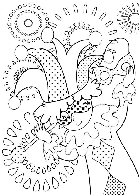 making masks coloring page carnival kids coloring pages