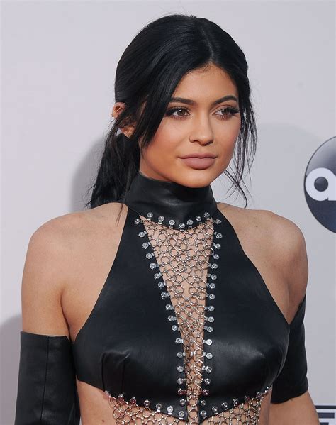 see kylie jenner wearing all 3 shades of her lip kit it s