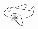 Airplane Simple Drawing Plane Coloring Pages Getdrawings Kids Easy Clipartmag Choose Board Transportation sketch template