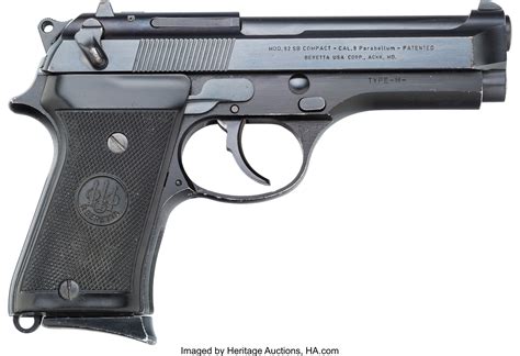 beretta model  sb semi automatic pistol handguns lot  heritage auctions