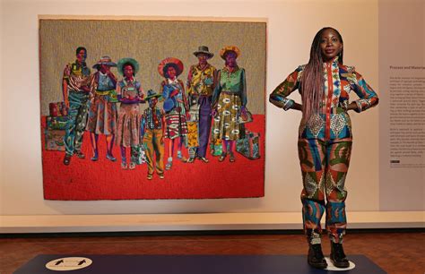 Art Institute S Bisa Butler Portraits Tells Potent Stories Of Black