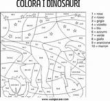 Colorare Colora Conta Matematica Schede Enigmistica Ragazzi sketch template