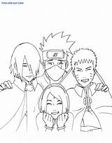 Kakashi Naruto Zum Hokage Wonder sketch template