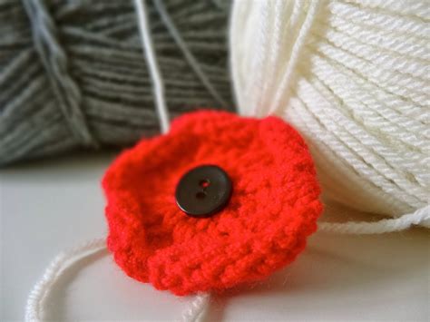 trends  benefits diy knitted poppy