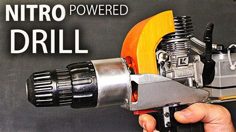 nitro engine powered drill youtube