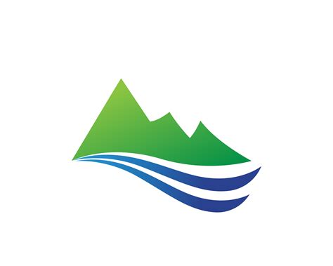 mountain nature landscape logo  symbols icons template