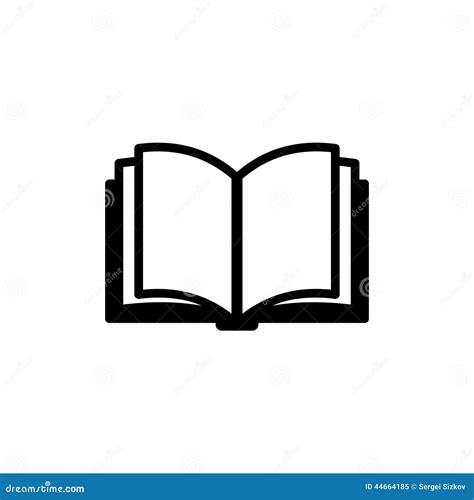 book icon vector logo stock vector illustration
