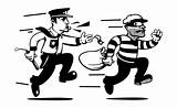 Clipart Police Robbers Cops Library Cartoon sketch template