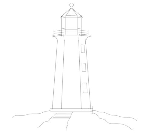 drawings  lighthouses clipartsco