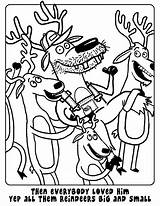 Redneck Hillbilly Moonshine Randolph Reindeer sketch template
