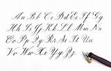 Copperplate Calligraphy Handwriting Caligrafia Fountain sketch template