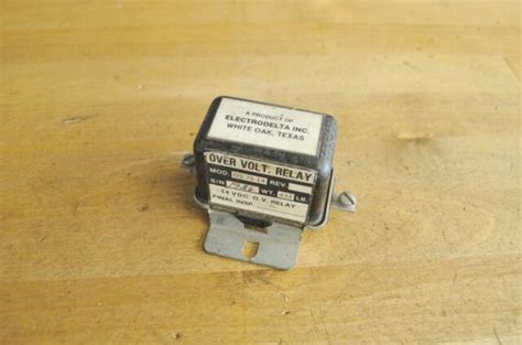 electrodelta vdc overvoltage relay unit os  ebay