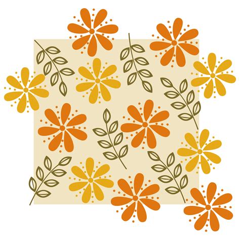 flower pattern vector design illustration template