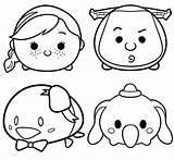 Tsum Coloring Disney Pages Cute Printable Coloringpagesfortoddlers Sheets Cartoon Drawings Kids Choose Board sketch template