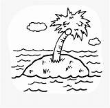 Island Clipart Drawing sketch template
