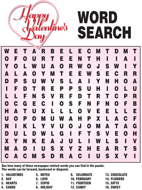 valentines word search  coloring pages  kids