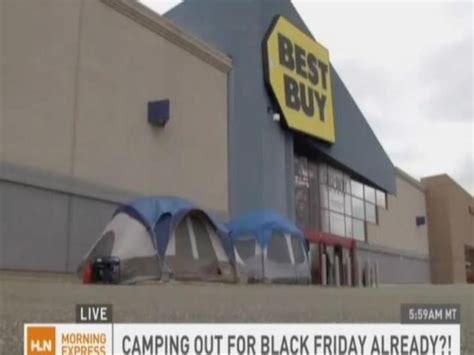 People Already Camping Outside Best Buy Are Aware Black