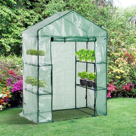 portable greenhouse walk  green house outdoor year  plant