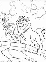 Lion Guard Coloring Rafiki Pages Simba Disegni Printable Book Coloriage Color Roi Info Activity Print sketch template