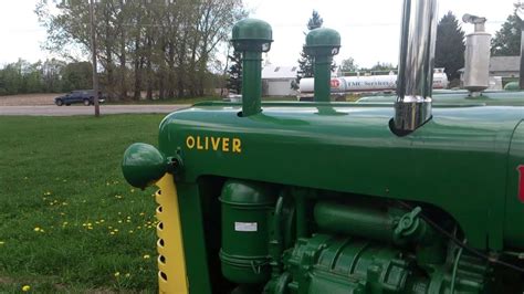 oliver tractor   detroit diesel youtube