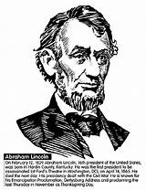 Lincoln Coloring Abraham Pages President Color Presidents Crayola Printable Sheet Kids Sheets Print Washington Books Bio Preschool Ford Dc States sketch template