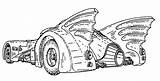 Batmobile Build Autoevolution Keaton sketch template