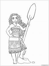 Moana Princess Coloring Pages Coloringpagesonly Cartoons sketch template