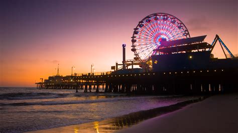 beaches    sunset  california