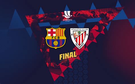 fc barcelona  face athletic club   super cup final