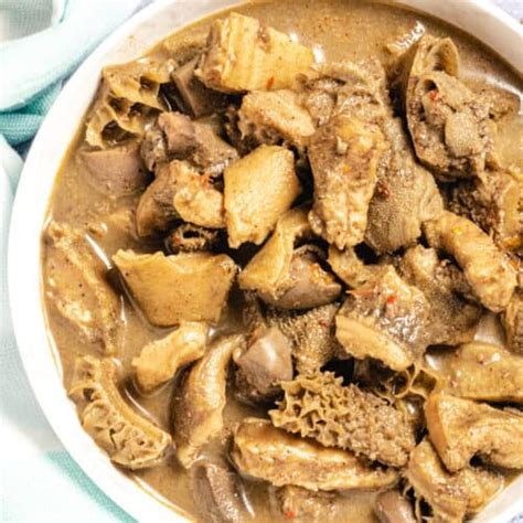 nigerian pepper soup  offal meat  carb africa