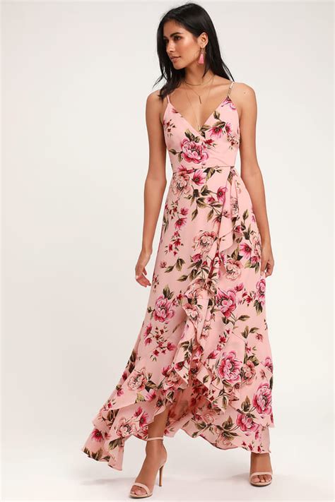 bodacious bella blush pink floral print maxi dress maxi dress floral