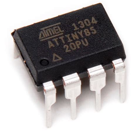 attiny pu  bit atmel microcontroller
