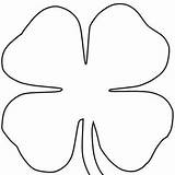 Clover Leaf Four Coloring Outline Printable Template Clipart Pages Cliparts Tipjunkie St Drawing Printables Kids Clipartbest Colouring Clip Asthenic Lucky sketch template