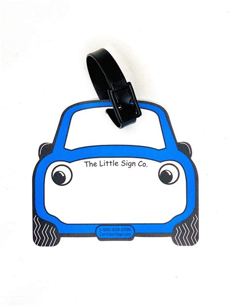 car rider tags template