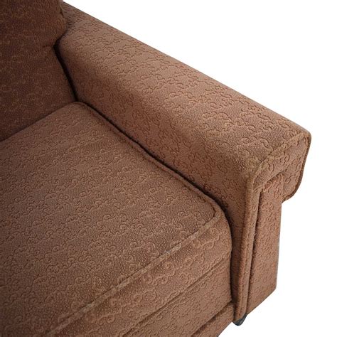 mid century sleeper sofa vintage mid century vintage pieff faux brown leather  chrome