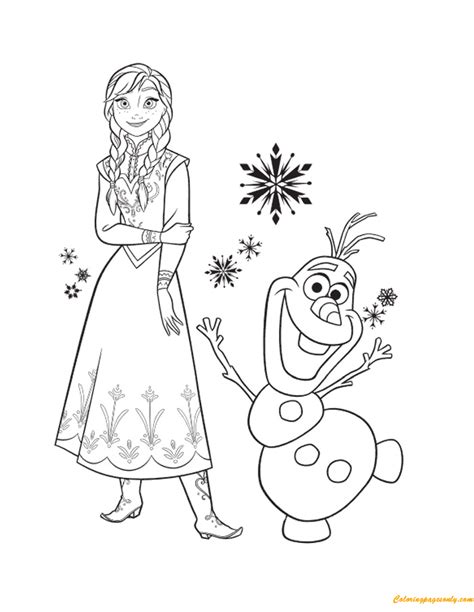 olaf happy birthday coloring pages frozen fever coloring pages