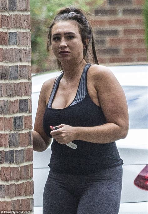towie s lauren goodger heads to the gym in form fitting activewear in