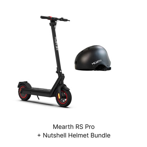 Mearth Rs Pro E Scooter With Nutshell Helmet Bundle Mearth Electric