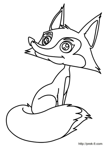 cute baby fox coloring pages   cute baby fox coloring