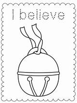 Polar Express Coloring Pages Christmas Bell Activities Train Printable Believe Kids Clipart Party Activity Crafts Sheet Worksheets Preschool Print Color sketch template